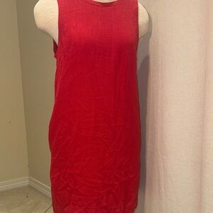 Sleeveless Red Dress